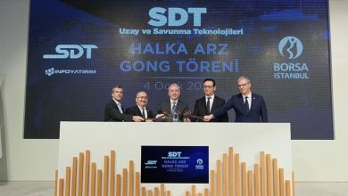 Borsada gong SDT için çaldı